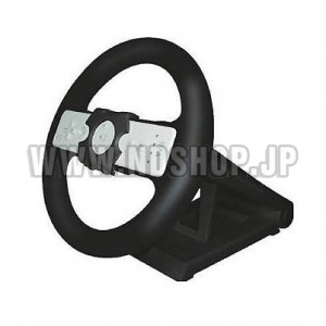 任天堂Wii/Wii U用スタンド付きWiiハンドル（360&deg;度回転）