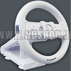 任天堂Wii用ハンドル(スタンド付き)