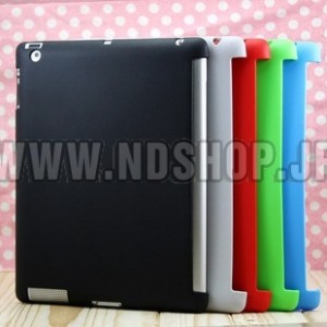 iPad2専用スマートカバーと併用できるTPUカラーケース 