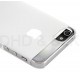 iPhone 5ケース、ハードバックカバー（マットクリア）＋TPUフレーム（グレー）