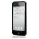 iPhone 5ケース、ハードバックカバー（マットクリア）＋TPUフレーム（グレー）