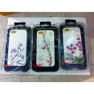 iPhone5/5G用ダイアモンドブリンブリンお花ハードケース