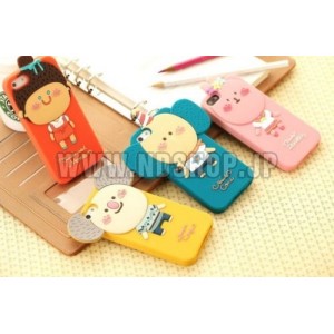 韓国romane iPhone5S/5/4/4Sケース、momosかわいいシリコンケース