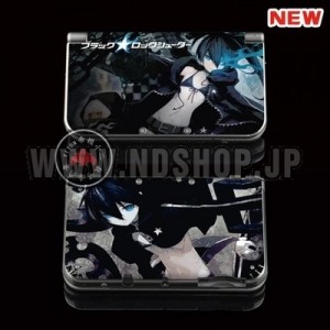 ブラック★ロックシューター 魅力のあるNEW ニンテンドー3DSLL専用スキンシール