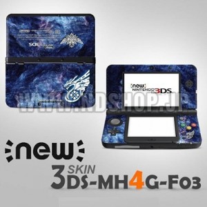 モンスターハンター4G　ニンテンドー　NEW3DS専用ステッカー　