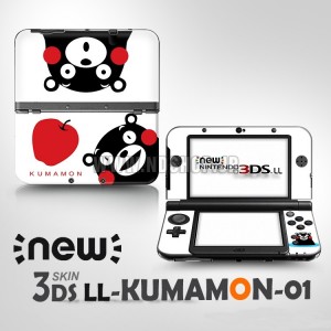 超かわいいKumamonくまモンスキンシールFOR　NEW ニンテンドー3DSLL