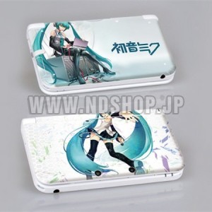 任天堂3DSLL専用スキンシール（40種類）　ステッカー