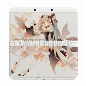 NEWニンテンドー3DS専用スキンシール　初音ミク　K-ON