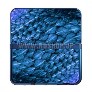 NEWニンテンドー3DSLL適用モンハンXストライプドラゴンスキンシール