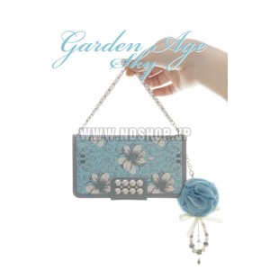 【iPhone5/6/6pケース】2016年春夏花柄チェーン付き手帳型ケース