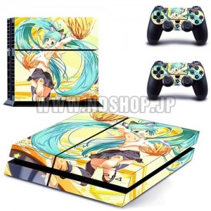 PS4スキンシール　保護シール　初音ミク　PS4ステッカー