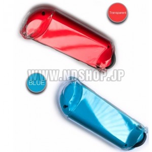 Nintendo Switch クリスタルケース保護 Joy-Con (L) ネオンブルー / (R) ネオンレッド 用